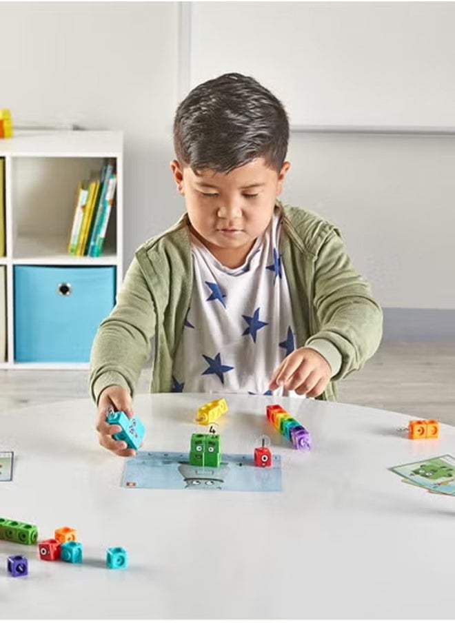 Cubes Numberblocks 1-10 Activity Set, 30 Activities Linked to TV Episodes, Math Cubes, Counting Toys, Base Ten Blocks, Montessori Math, Counters for Kids Math, Kindergarten Toys