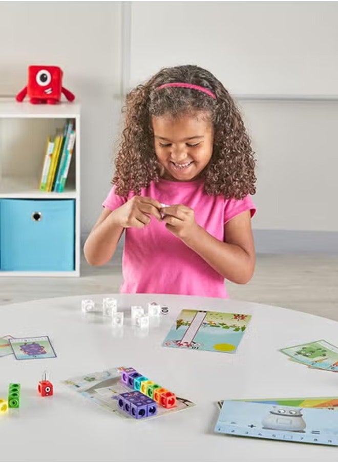 Cubes Numberblocks 1-10 Activity Set, 30 Activities Linked to TV Episodes, Math Cubes, Counting Toys, Base Ten Blocks, Montessori Math, Counters for Kids Math, Kindergarten Toys