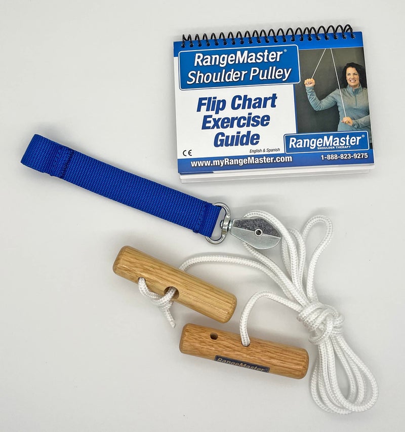 RangeMaster Over the Door Shoulder Pulley │ Physical Therapy Shoulder Tool │ Helps Enhance Range of Motion for Shoulder Pain and Surgery Recovery │ Web Strap Attachment - Image 2