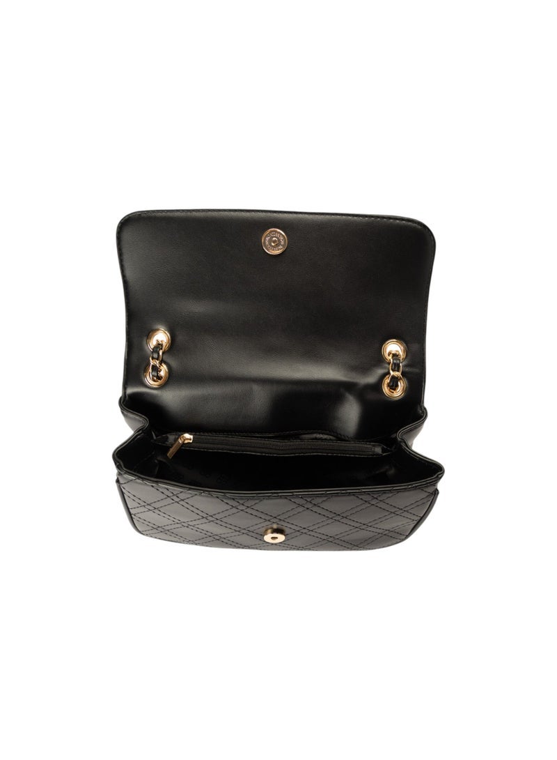 Bata Stitch Detail Flap Over Sling Bag - Image 4