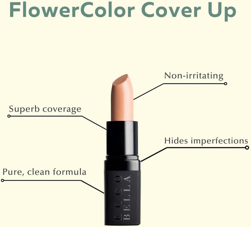 Ecco Bella Organic Concealer Stick - Natural Cover Up for Dark Circles and Imperfections, Beige, 0.13 oz - Image 2