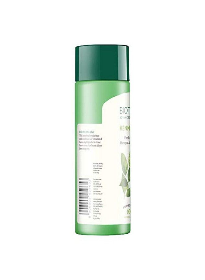 Biotique Fresh Henna Color Protect Shampoo & Conditioner For Color Treated Hair 120 Ml (Pack Of 2) - Image 5