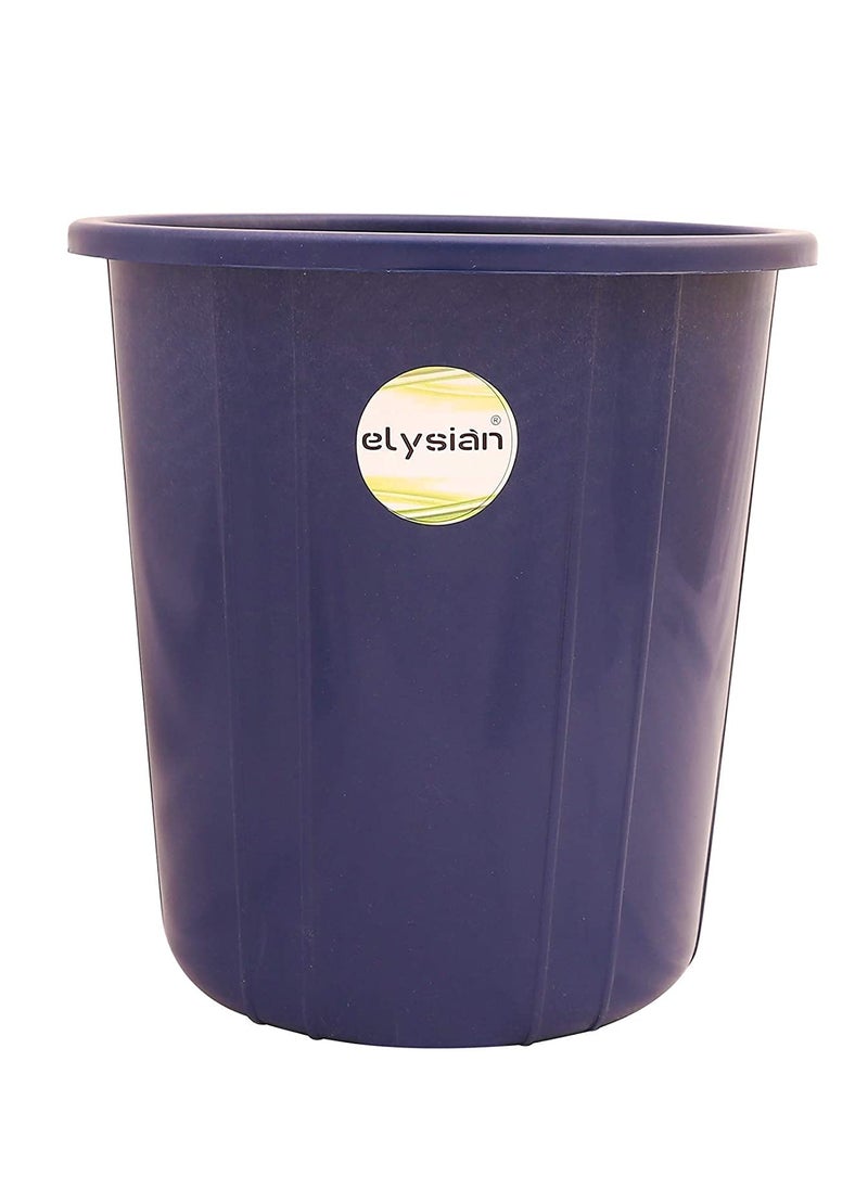 Elysian Elysian Plastic Dustbin For GarbageWaste For Home And Official Use 10 Liter Capacity Blue In Color Size29X27X29 Cm 12x11inch Pc1  - Image 2