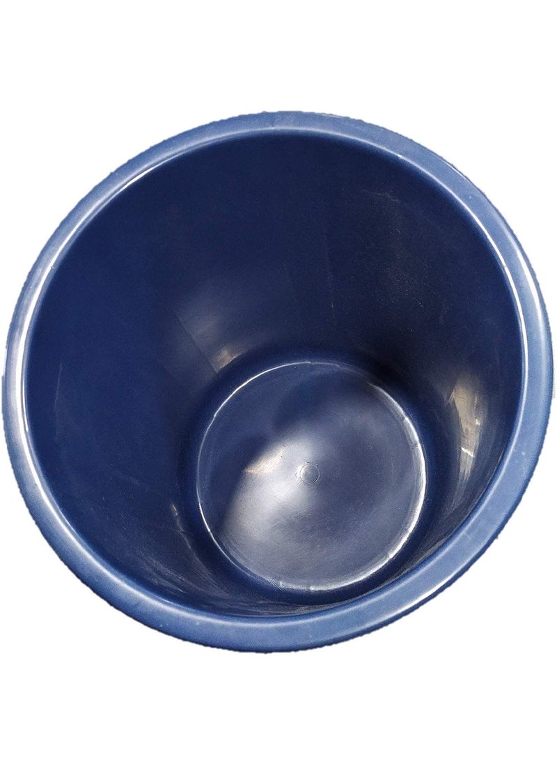 Elysian Elysian Plastic Dustbin For GarbageWaste For Home And Official Use 10 Liter Capacity Blue In Color Size29X27X29 Cm 12x11inch Pc1  - Image 1