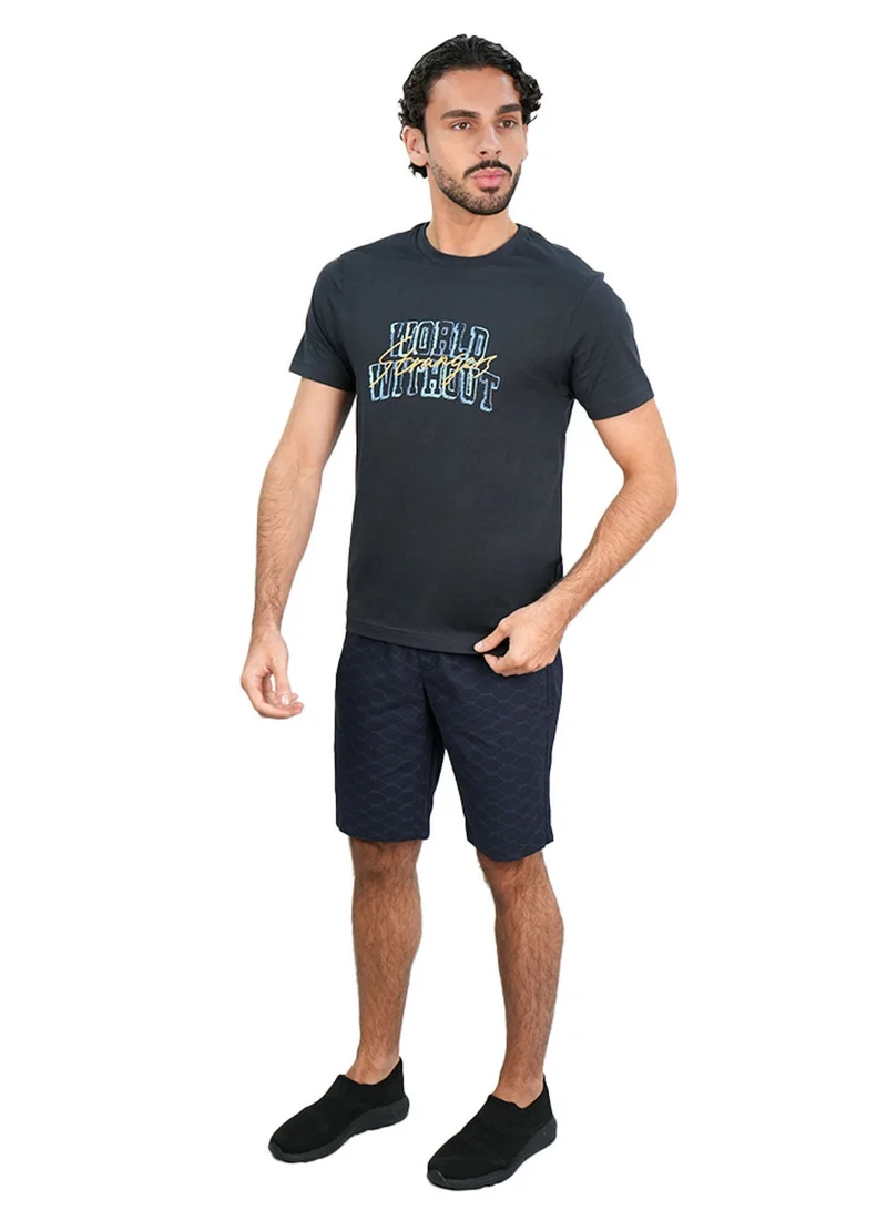 GIORDANO  Men’s Slim Cotton Crew Neck Tee for Men | Best Price UAE