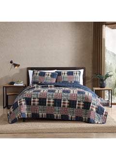 Eddie Bauer Eddie Bauer - Queen Quilt Set, Cotton Reversible Bedding with Matching Shams, Lightweight Home Decor for All Seasons  - Image 1