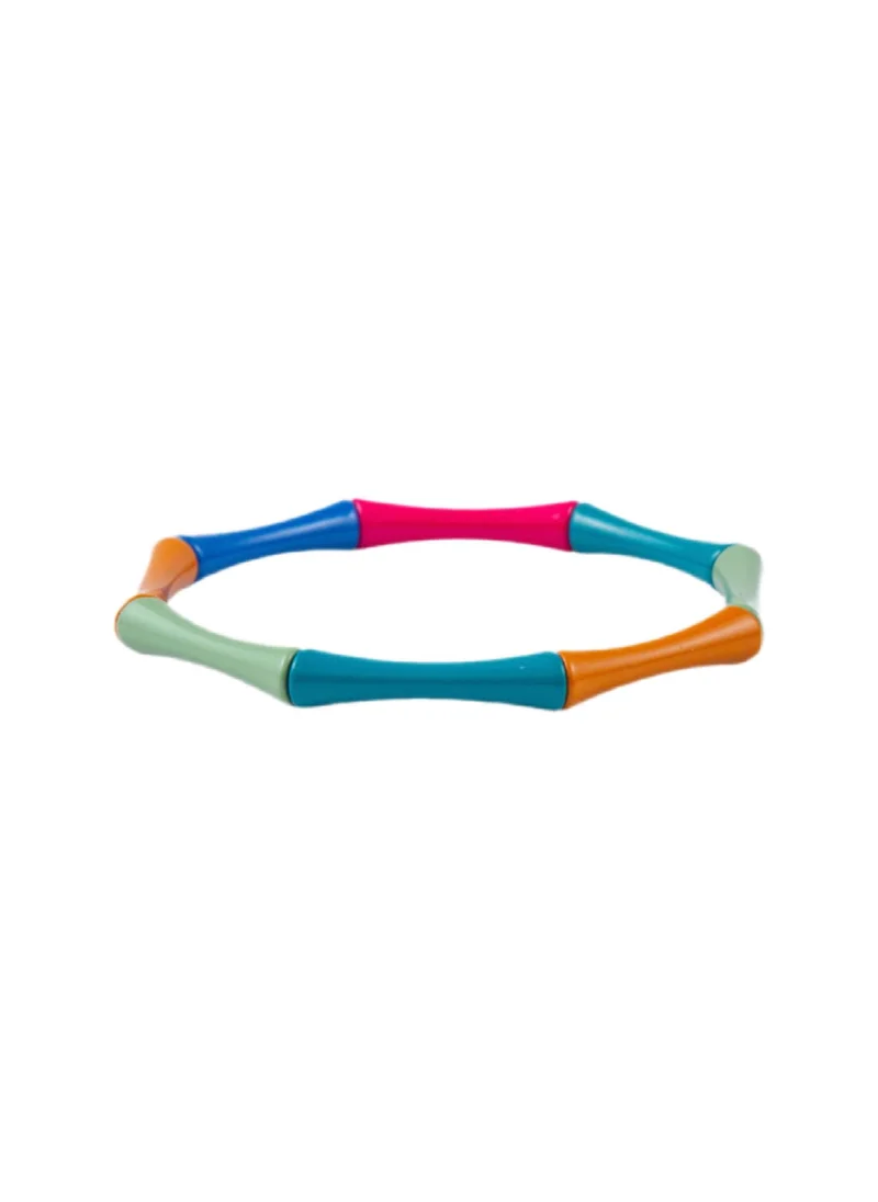 Bamboo colorful bracelet brown/blue/green