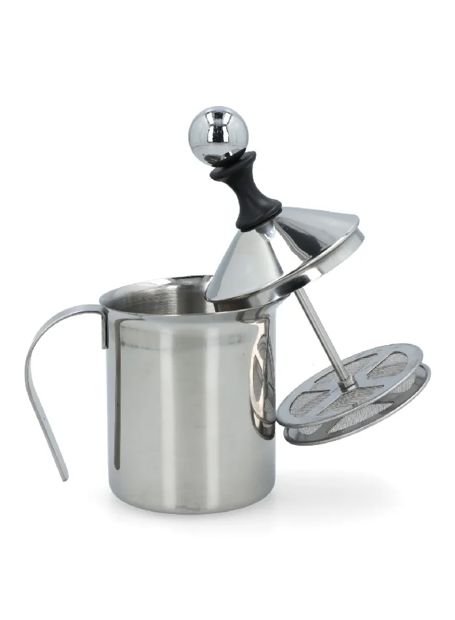 Bien Servi Lightweight Design Manual Milk Frother Silver 400 ml