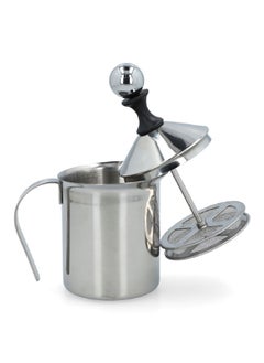 Bien Servi Lightweight Design Manual Milk Frother Silver 400 ml  - Image 1