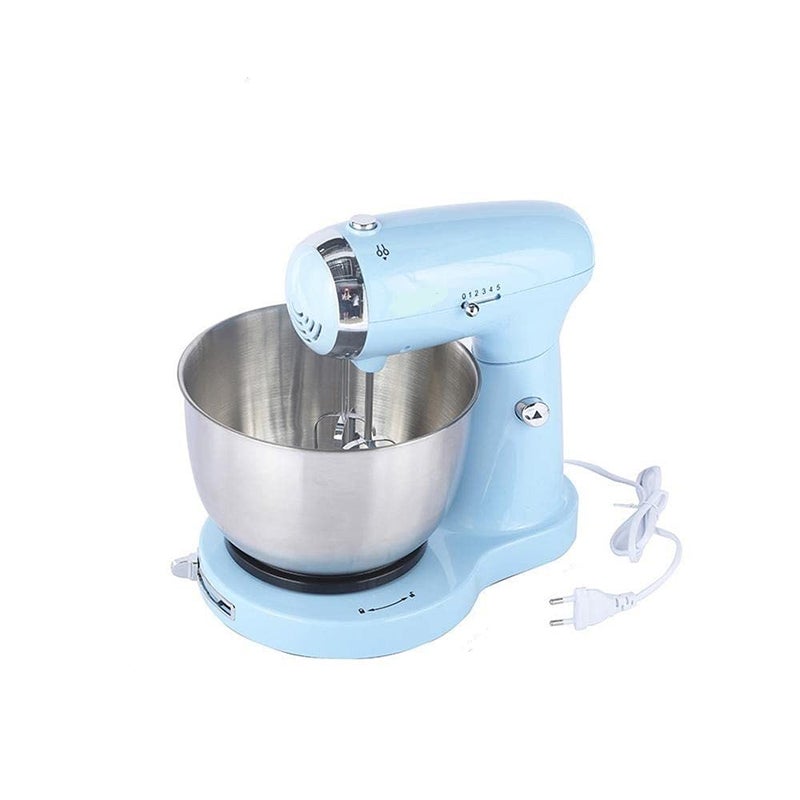 folca Folca Electric Multifunction Egg Beater And Dough Maker Multicolor 1200W includes 2 mixer hooks 2 beater hooks 1 mixing bowl1 plastic body machine instruction manual 1 pc spatula brush set free Egg Beater3 Months Warranty  - Image 1