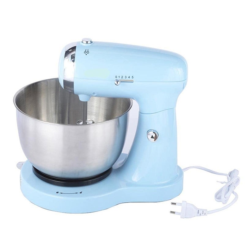 folca Folca Electric Multifunction Egg Beater And Dough Maker Multicolor 1200W includes 2 mixer hooks 2 beater hooks 1 mixing bowl1 plastic body machine instruction manual 1 pc spatula brush set free Egg Beater3 Months Warranty  - Image 2