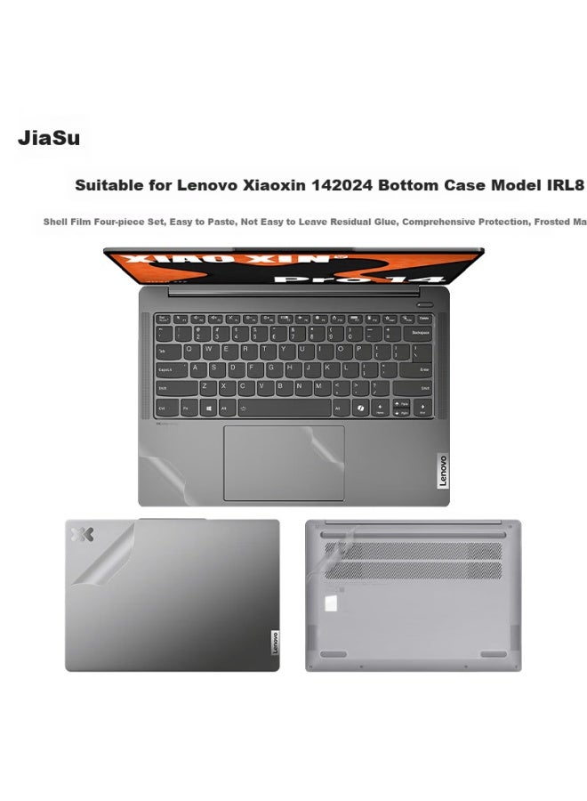 Jiasu Compatible With Lenovo Xiaoxin 14 Model, Irl8 14-inch Laptop, Matte Shell Protective Sticker, Full Set Of Body Film - Image 1