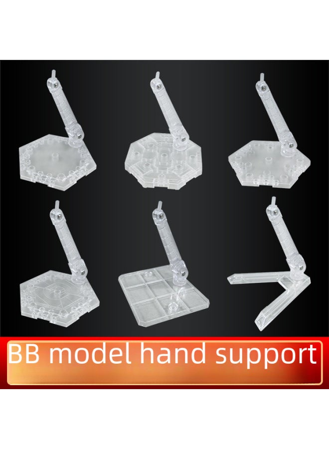 HG/BB Model Bracket Suitable For Gundam Model Hand-made Doll SHF Saint Ultraman Mask Knight-Color:XH-724-2: White Bracket - Image 2