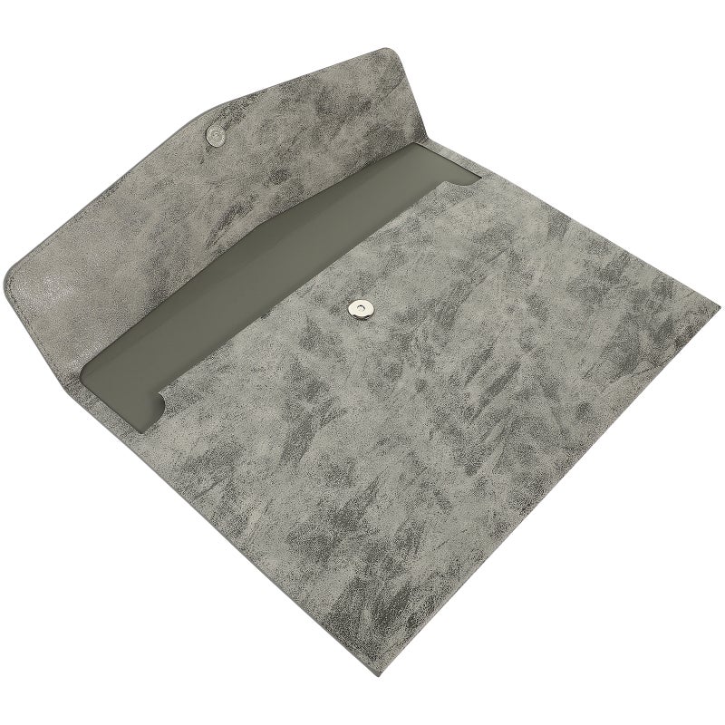 Closure Document Holder A4 File Storage Organizer File Storage Folder PU Document Holder - Image 1