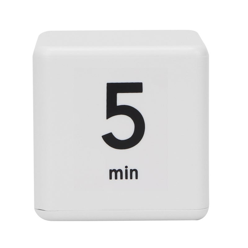 Flip Timer: 2 AAA Battery Powered High-Quality Plastic Gravity Sensor Cube Timer - Adjustable Volume Clear Digital Display Compact Wear-Resistant Timer for Home Kitchen Cooking Workout Beauty Salon Ti - Image 2