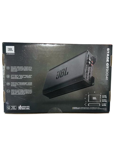 JBL Amplificateur Audio Stage GT 80021 - Compact Et Puissant Ampli Voiture 2 -Canaux Max 800W, 130W RMS X2 à 2 Ohm, Pour Haut-parleurs Avant Ou Subwoofer Bridging, Protection Integrée