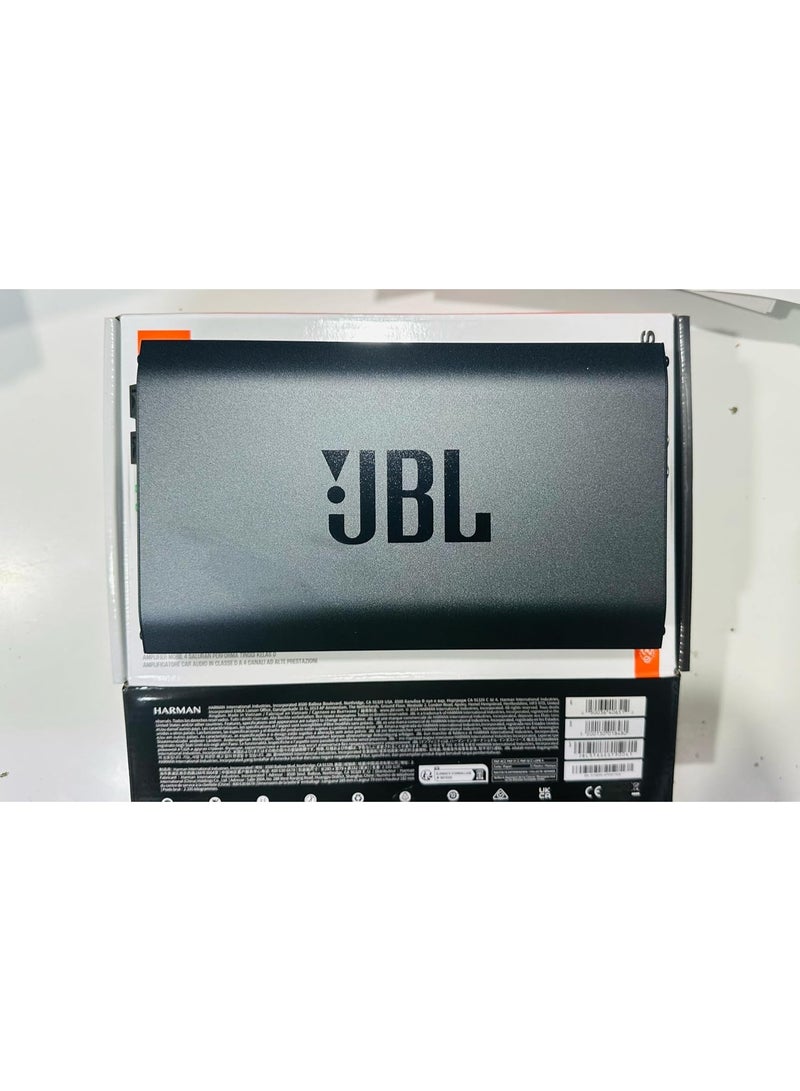 جي بي إل مضخم صوت للسيارة Stage GT90041، طاقة قصوى 1480 واط، 4 قنوات من الفئة D، 130 واط RMS × 4، مثالي للمساحات الصغيرة. - Image 3