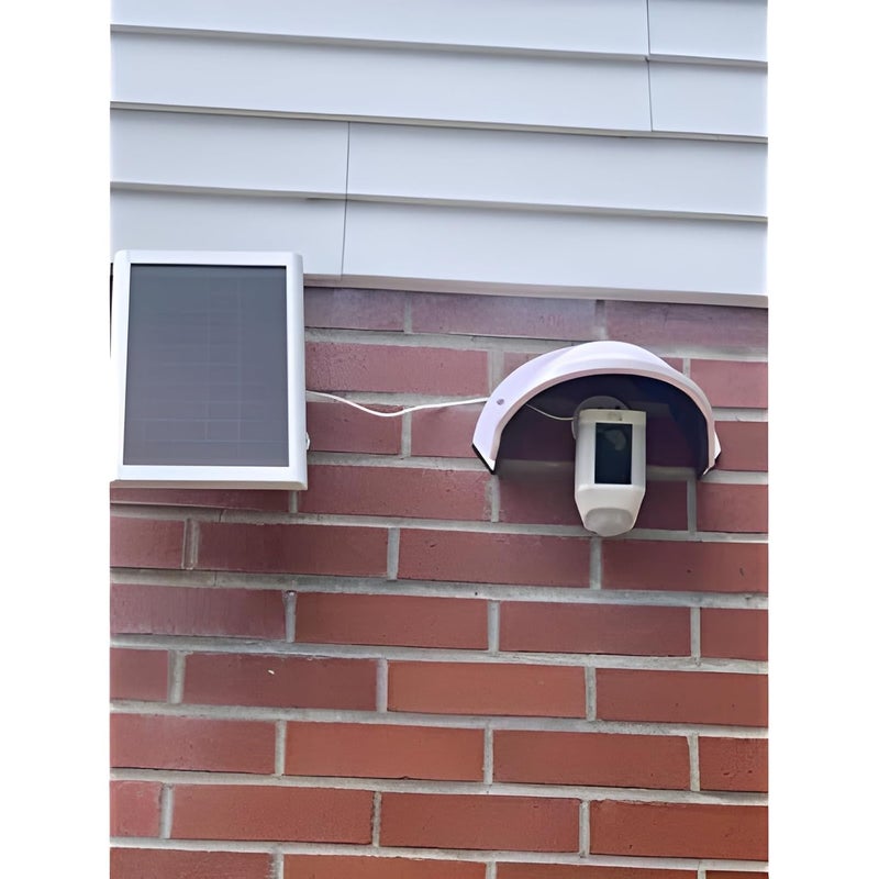 Kgeorix CCTV Camera Cover | Universal Sun & Rain Shield for Outdoor Security Cameras | Durable, White - Image 5