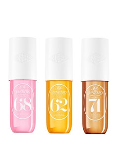 Sol de Janeiro Cheirosa 62 Hair & Body Fragrance Mist 90ml + Sol de Janeiro Brazilian Crush Cheirosa 68 Perfume Mist 90ml + Sol de Janeiro Chirosa 71 Perfume Mist 90ml 