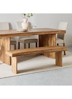 Home Box Clayton Solid Wood Bench 35 x 45 x 145 cm  - Image 1