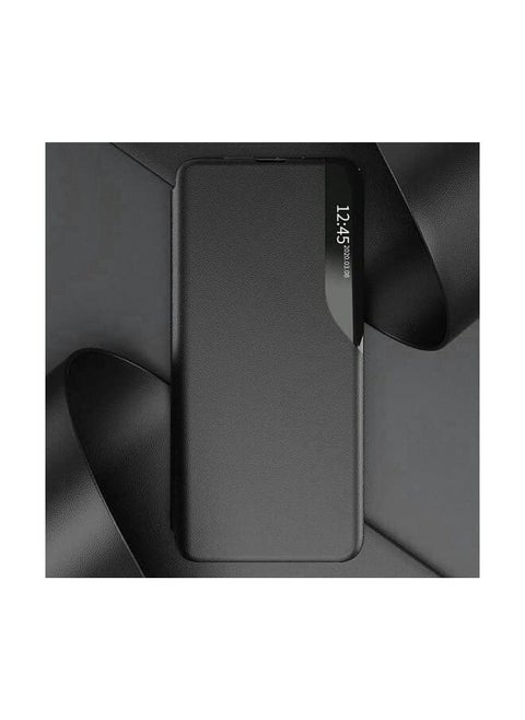 Smart Flip Leather Phone case For iphone 13 Black