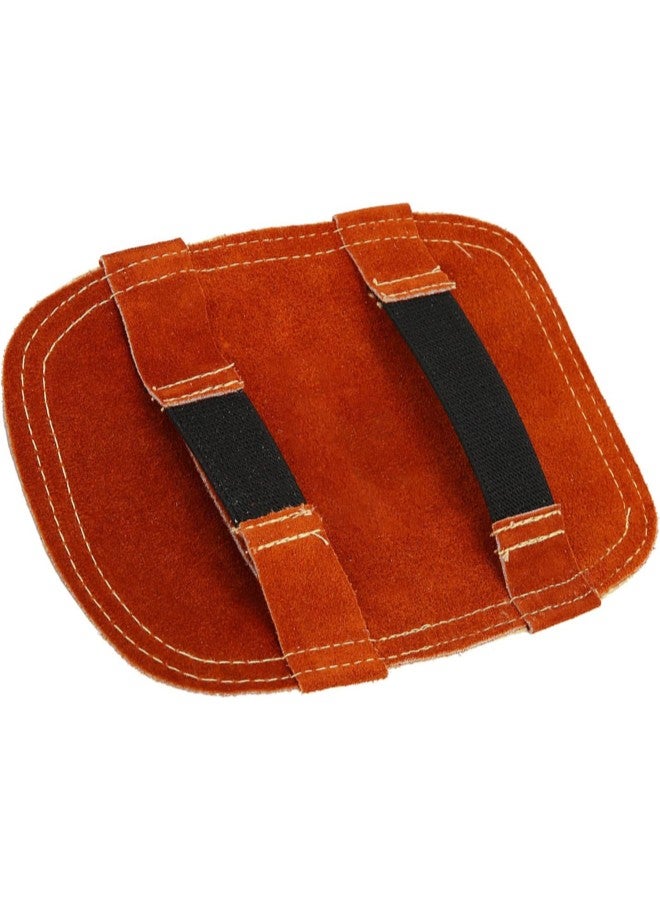 klarako Heat Shield for Ordinary Welding Gloves, High Temperature Resistant Welding Hand Pad for Industrial Boiler, Metal Smelting - Split Cowhide Leather, Aluminized Back  - Image 5