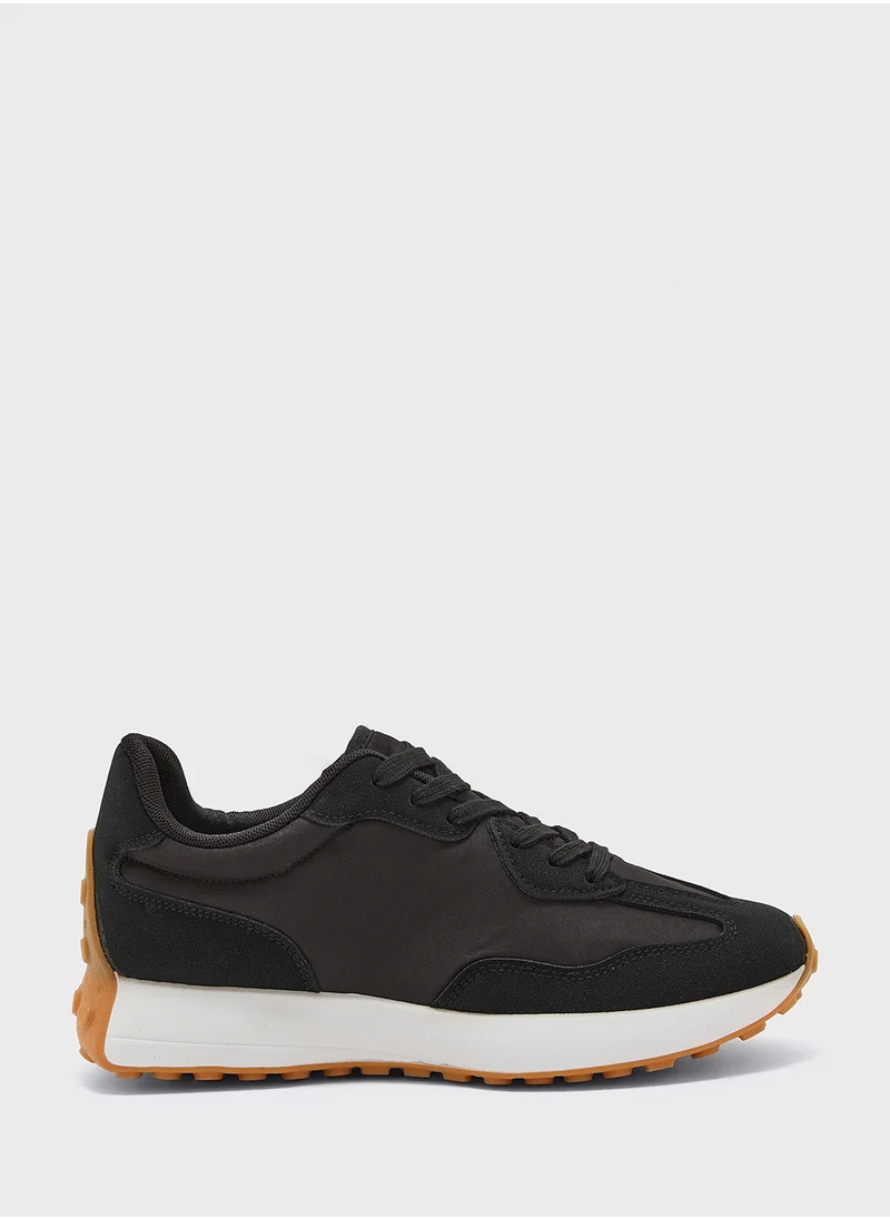 Truffle Mix Material Sneakers