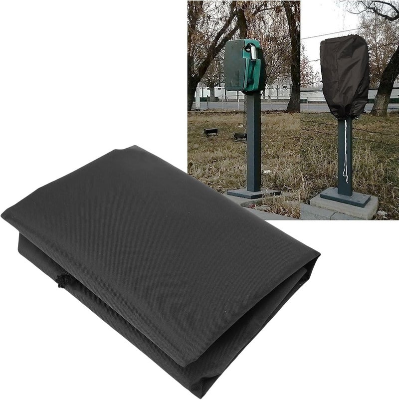 Goshyda Electric Car Charger Cover, Dust Rain Snow Sun Proof EV Charging Station Cover, Oxford Fabric Charger Station Protector Cover for Outdoor (Black) - Image 4
