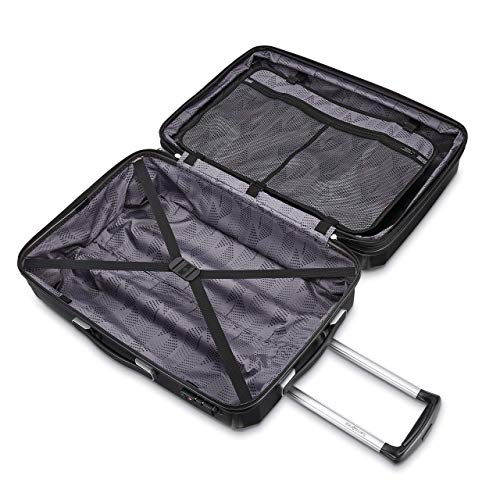 Samsonite حقائب سامسونايت وينفيلد 3 DLX الصلبة القابلة للتوسيع مع عجلات دوارة، سوداء، حقيبة يد 20 بوصة - Image 2