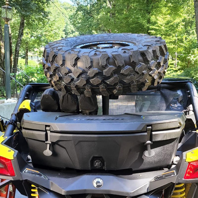 Chelhead Maverick X3 Spare Tire Carrier Holder Compatible with Can Am Maverick X3 All Models 2017 2018 2019 2020 2021 2022 2023 - Image 2