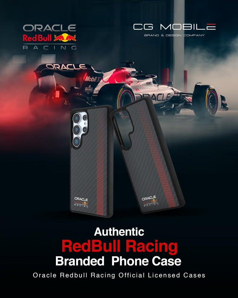 CG MOBILE REDBULL Racing Galaxy S25 Ultra Case [Official Licensed], Real Carbon Fiber with Magnetic System and Powerbar Protective Case/Cover Designed for Galaxy S25 Ultra - Black - Image 2