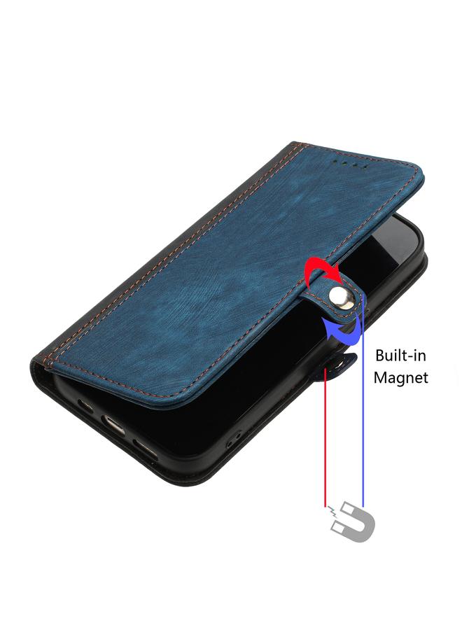 S-TOP Case For OPPO A78 Side Buckle Double Fold Hand Strap Leather Phone Case - Image 3
