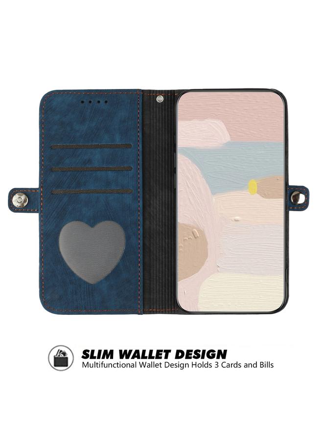 S-TOP Case For OPPO A78 Side Buckle Double Fold Hand Strap Leather Phone Case - Image 4
