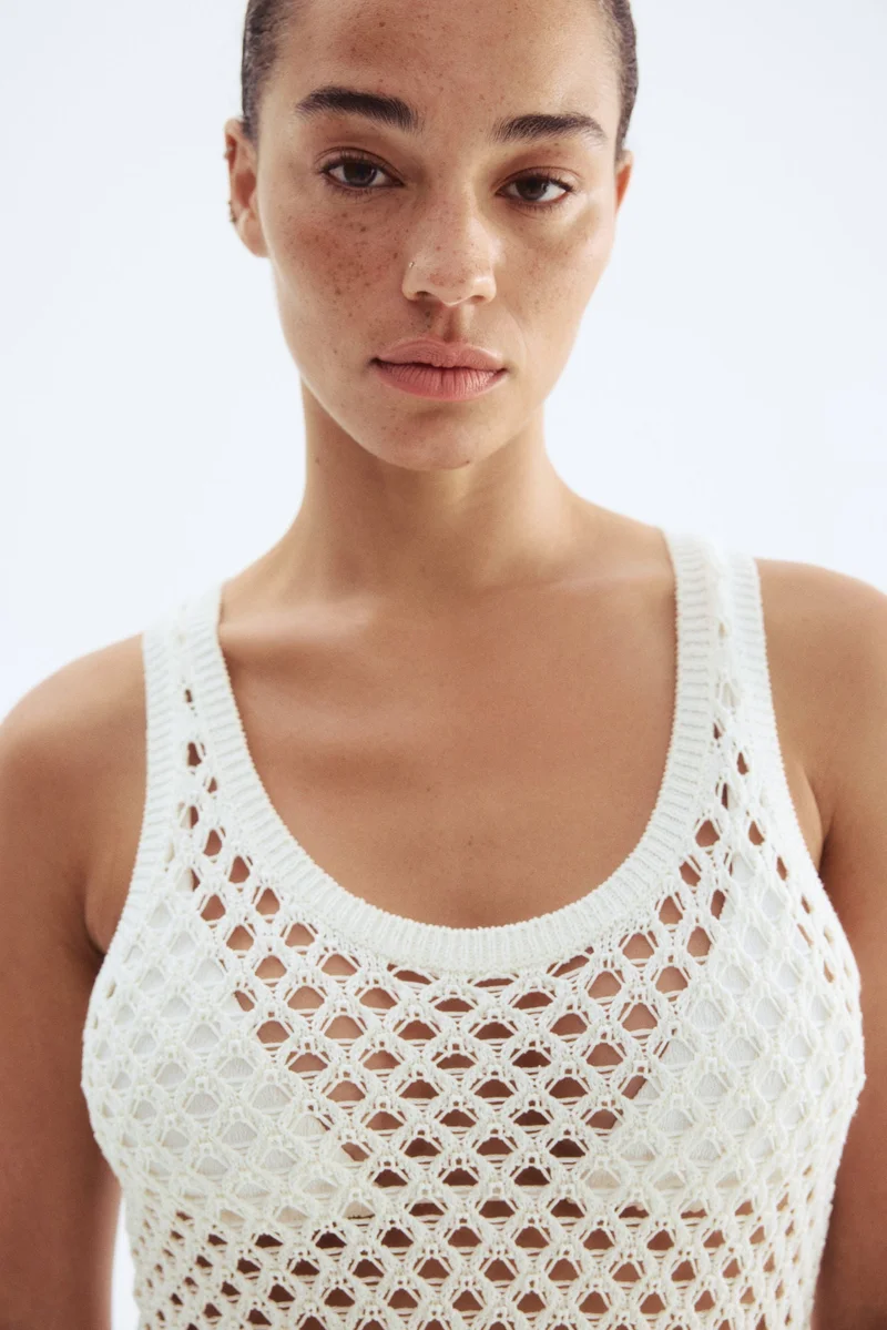 H&M Crochet-look dress