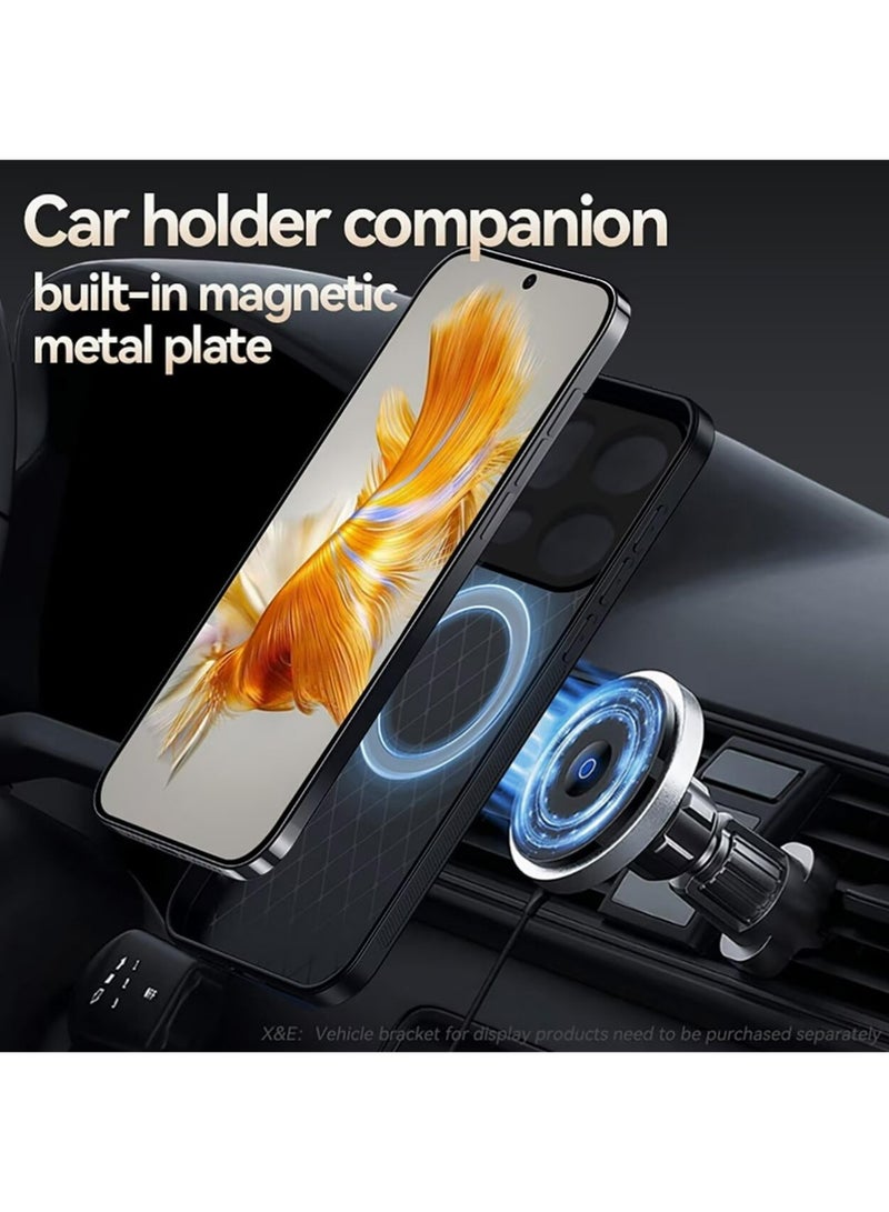 إكس ليفيل القضية لـ Oppo Find X9 Pro ، الجلد الممتاز TPU النسيج الهجين السيليكون غطاء حالة الهاتف غير المنزلق والمقاوم للصدمات - أسود - Image 5