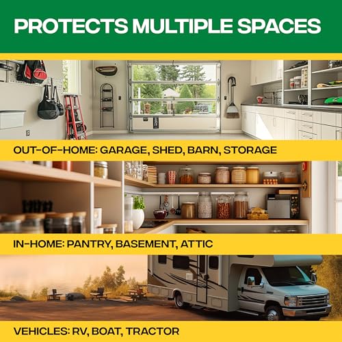 Victor M805 Scent-Away Natural Rodent Repeller – Peppermint Oil Mouse and Rat Repellent – 5 High-Strength Rodent Repelling Sachets Included - Image 5