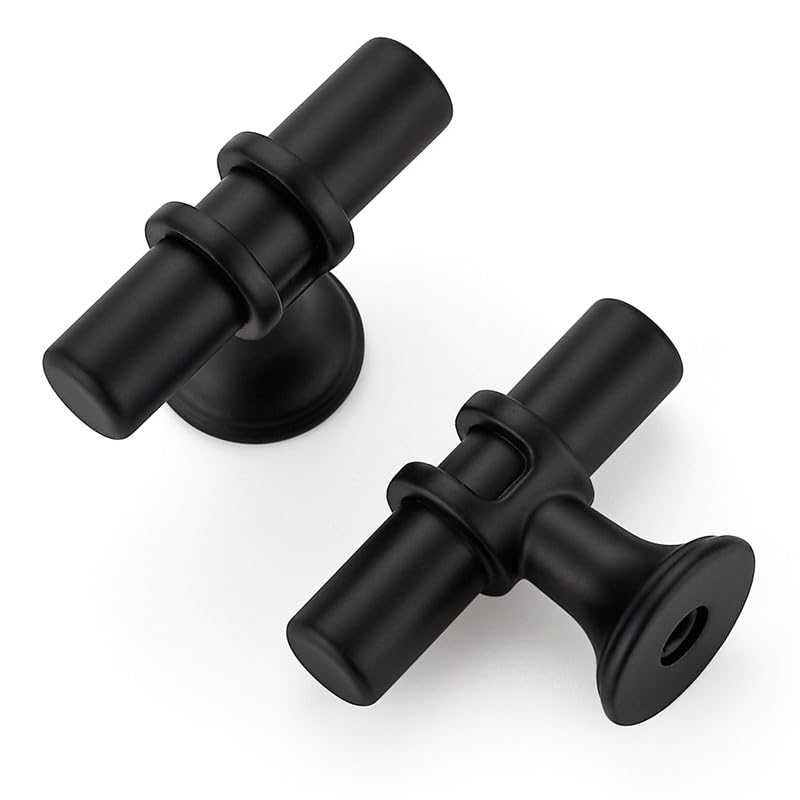 HomeExpert Home Expert Cabinet Handles Black Cabinet Pulls 25 Pack 2 Inch Single Hole - Image 1