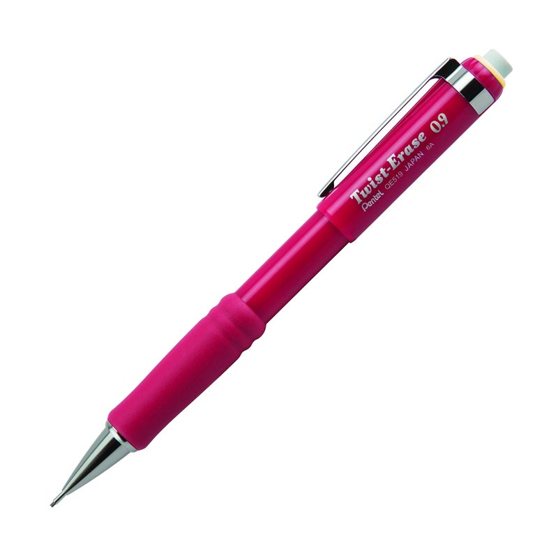 Pentel TwistErase III Mechanical Pencil 09mm Red Barrel - Image 2