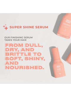 INH INH Super Shine Hair Serum | Nourishing, Glossy Finishing Serum | Prevents Breakage, Fights Frizz and Flyaways. For all Hair Types. Travel Size  - Image 2
