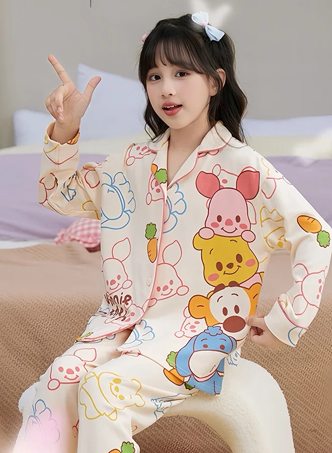 LITTLE SURPRISE BOX Little Surprise Box, Bear & Friends soft Cotton Kids Nightsuit-3-4 Y