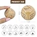 Bilywey 2 Pcs Wood Dice for Food Decision Games Date Night Dice Couples Gift for Him Her for Birthday Boyfriend Girlfriend Men Women Gifts 2pcs - Image 4