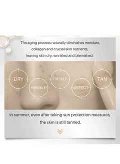 Lanthome Advanced Glutathione White Serum, Intensive Lightening Facial Serum Whitening The Skin Diminish Sunburn And Dark Spots 30ML  - Image 3
