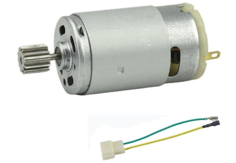 CHANCS Torque Magnetic Mini Electric Motor 390 DC 6V 19000RPM with 12-Tooth Gear for DIY Toys Cars with Replace RS-380 - Image 1