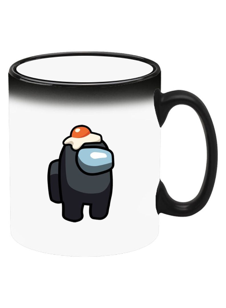 Theodor Color Changing Heat Sensitive Ceramic Mug, Image Revealed When HOT Liquid is Added! Among us omlet - Image 2