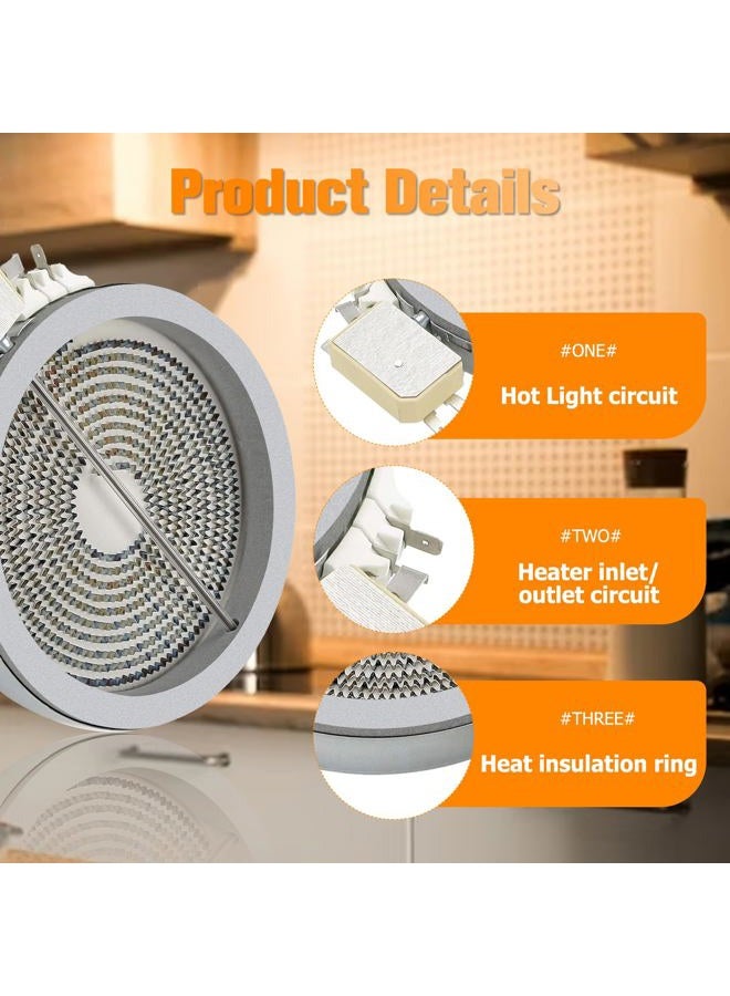 Funmit 318178110 Radiant Electric Stove Surface Element (Upgraded Version) Replacement for GE 6'' Range 1200 Watts - Image 5
