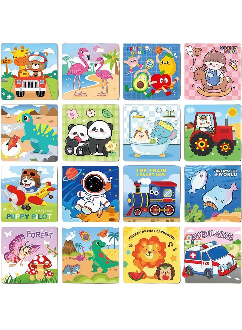 30 packs of animal puzzle sets, paper toddler puzzle toys for children aged 1-5, early childhood educational toys and gifts for boys and girls - Image 5