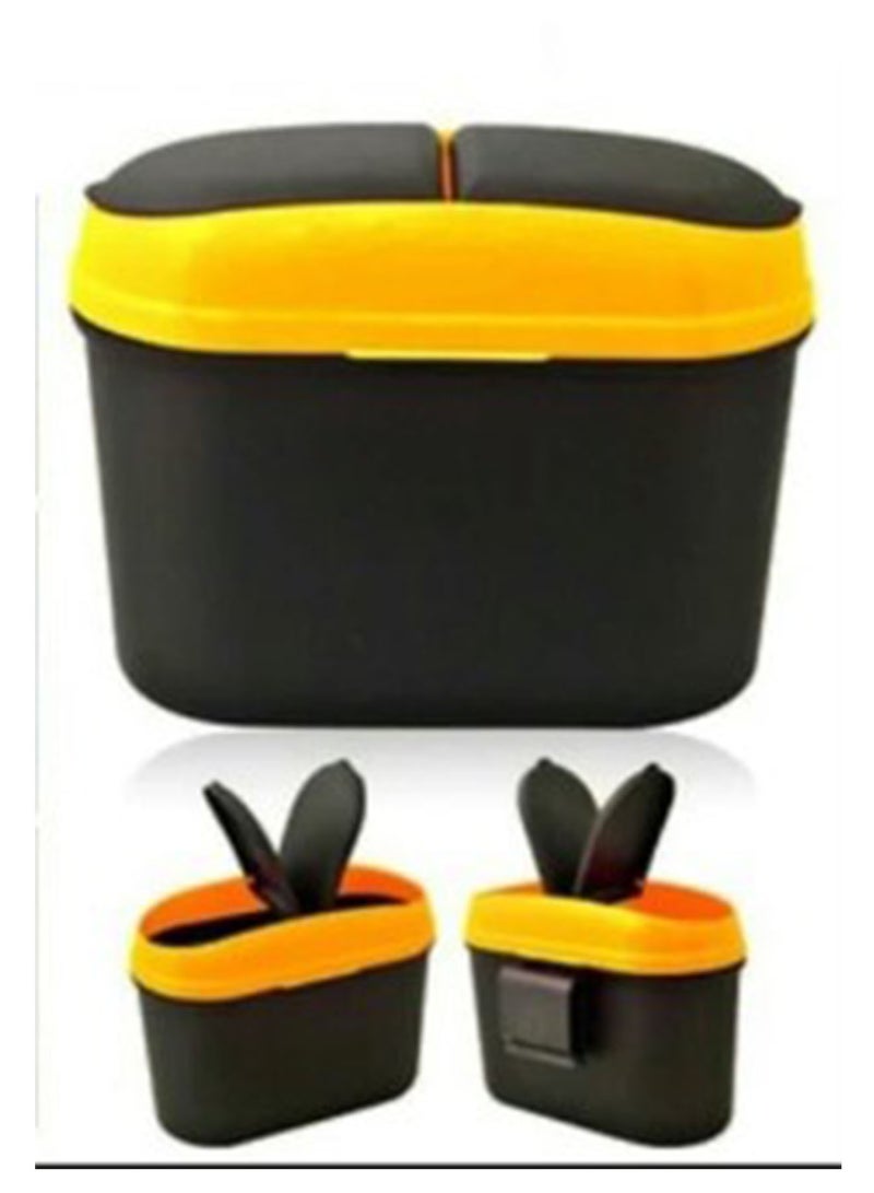NAFEH Mini Car Trash can Plastic Storage box Cup-shaped Trash Can auto Supplies trash can car Storage Accessories - Image 1