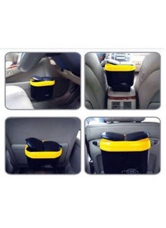 NAFEH Mini Car Trash can Plastic Storage box Cup-shaped Trash Can auto Supplies trash can car Storage Accessories  - Image 2