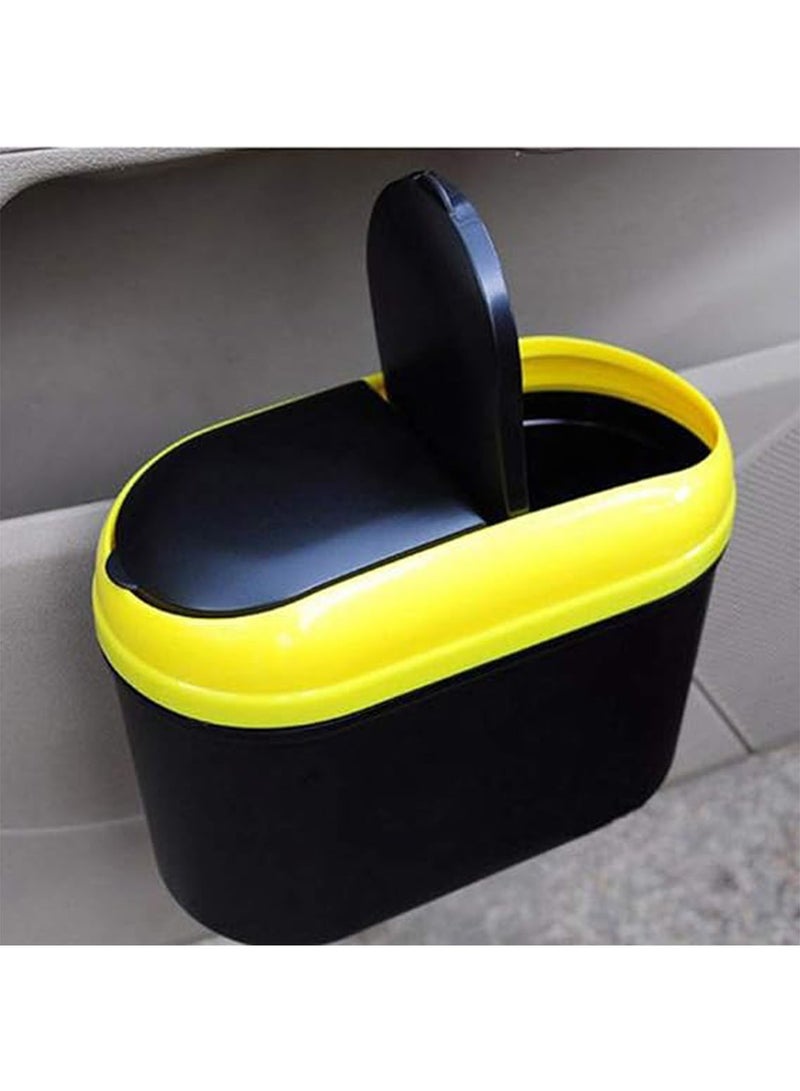 NAFEH Mini Car Trash can Plastic Storage box Cup-shaped Trash Can auto Supplies trash can car Storage Accessories - Image 5