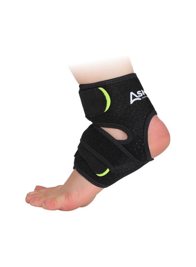 Asmofit Adjustable Ankle Brace Support Compression Pain Relief - Ideal for Ankle Sport Injury Recovery, Rehabilitation, Running, Ankle Pain, Sprain, Foot Swelling Men & Women - Image 1